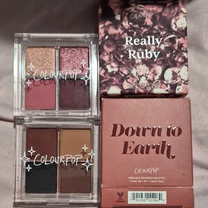 ColourPop Really Ruby & Down to Earth Eyeshadow Duo